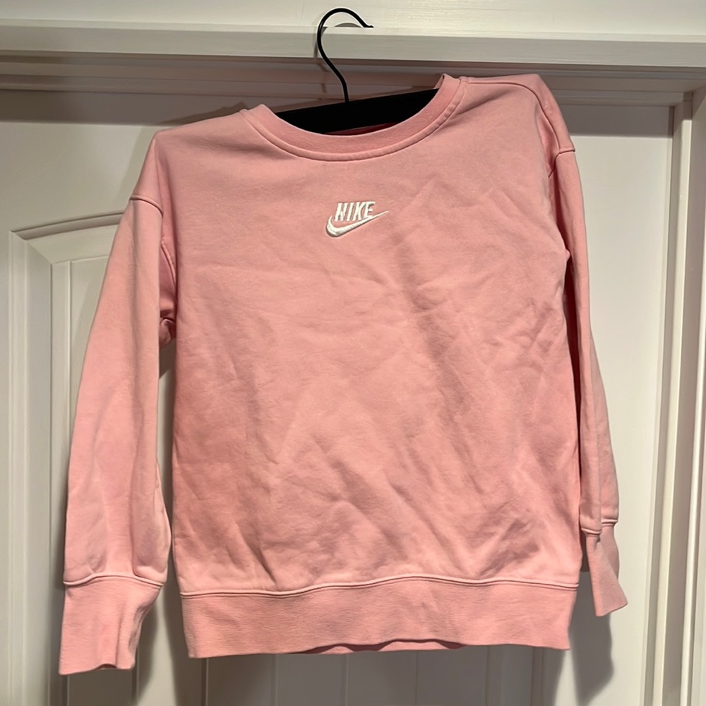 Nike pink sweatshirt